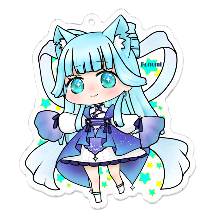 アクリルキーホルダー - 70 x 70 (mm)