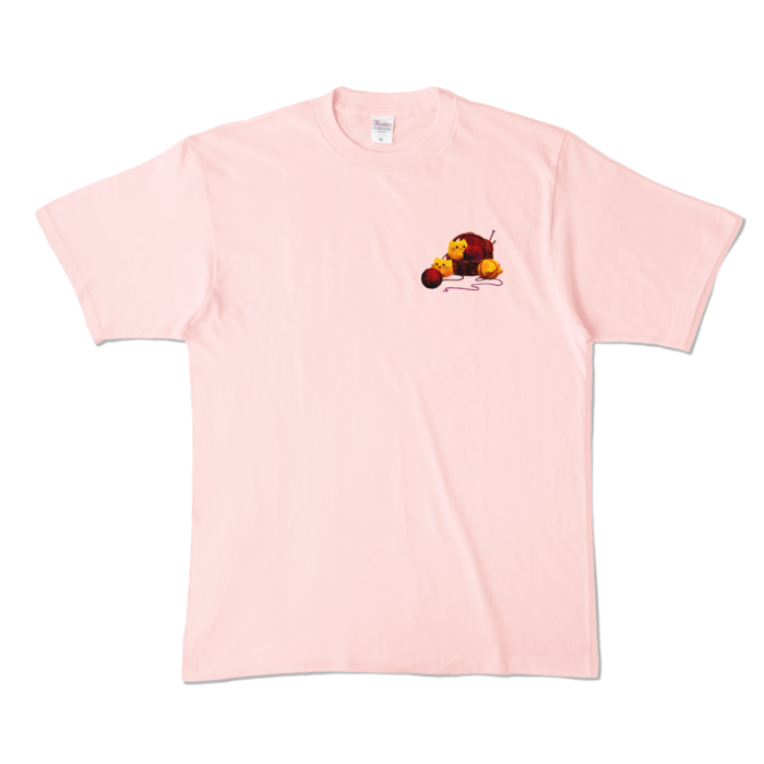 カラーTシャツ - XL - ライトピンク (淡色)