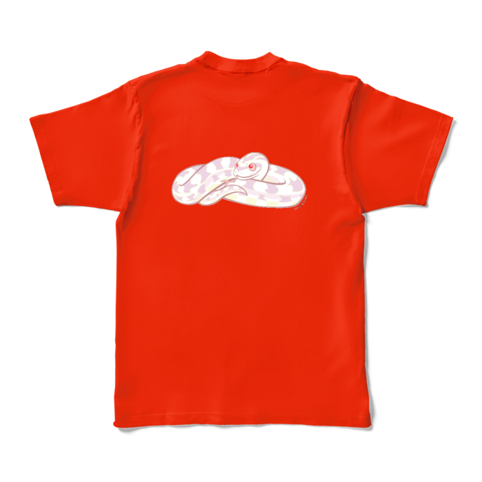 カラーTシャツ - XL - レッド (濃色)
