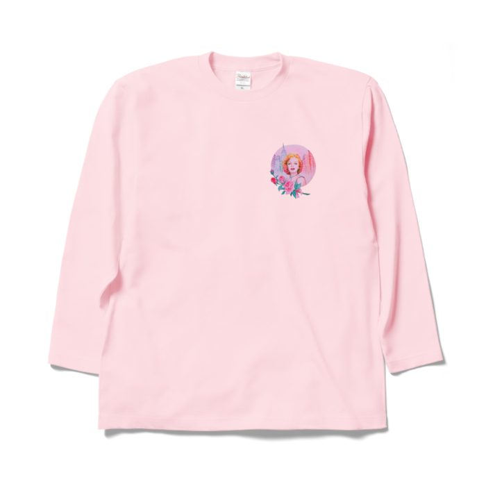 ロングスリーブTシャツ - XL - ライトピンク