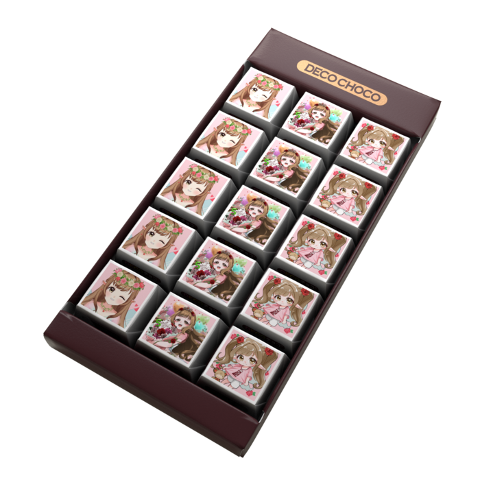 DECOチョコ - 列ごとにデザイン