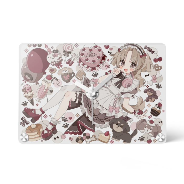 アクリル時計 - 148x100mm