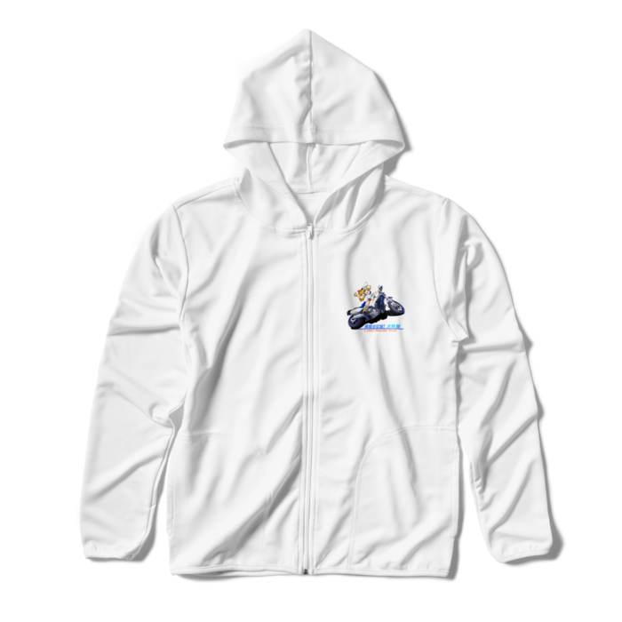 ジップパーカー - S - ホワイト