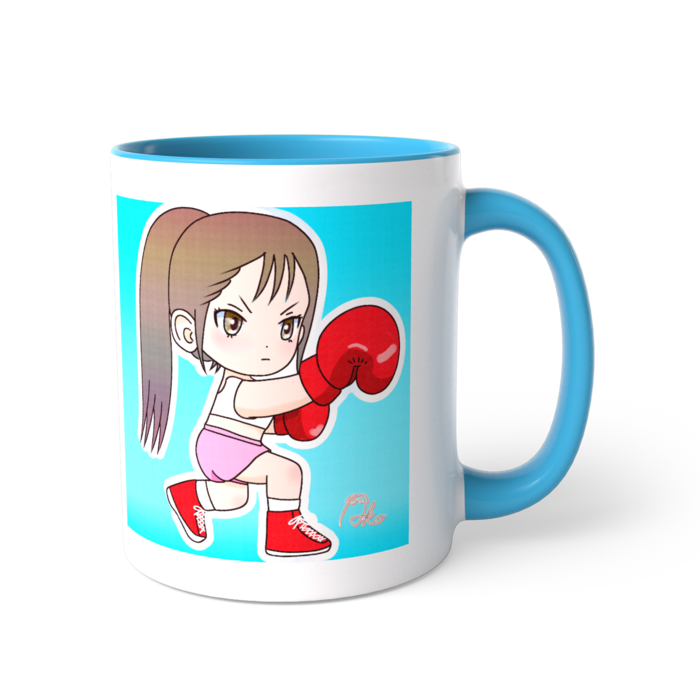 ツートンカラーマグカップ - 直径 8.2cm / 高さ 9.5cm