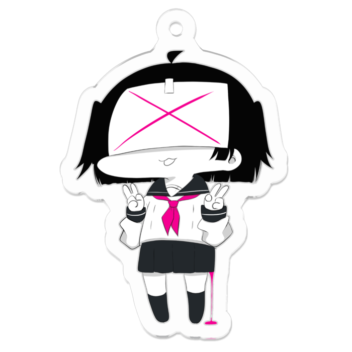 アクリルキーホルダー（コーティング） - 50 x 50 (mm)