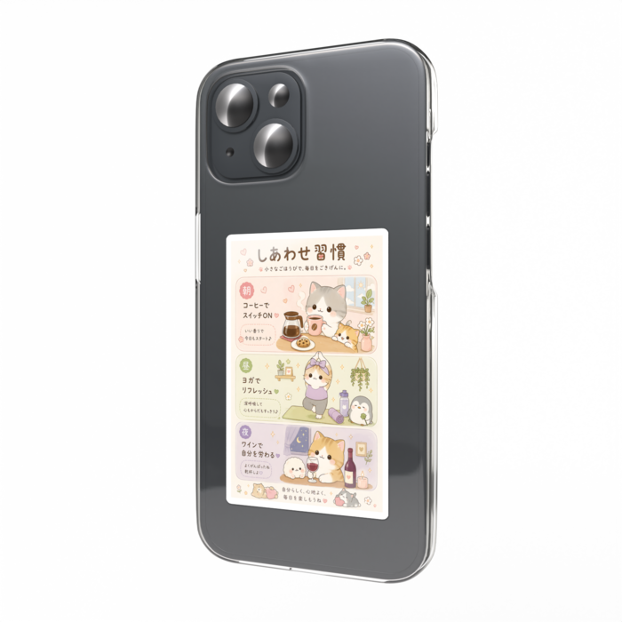 スマホステッカー - W55 × H91mm 以内