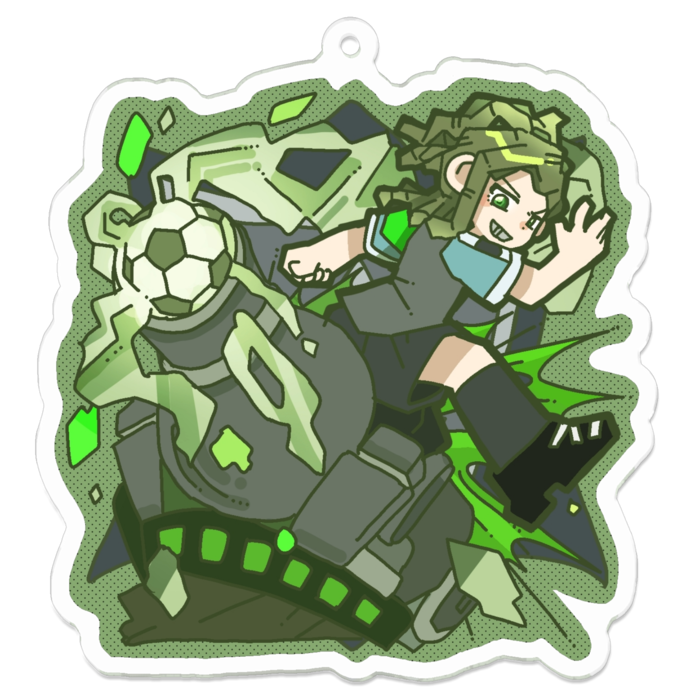 アクリルキーホルダー - 70 x 70 (mm)