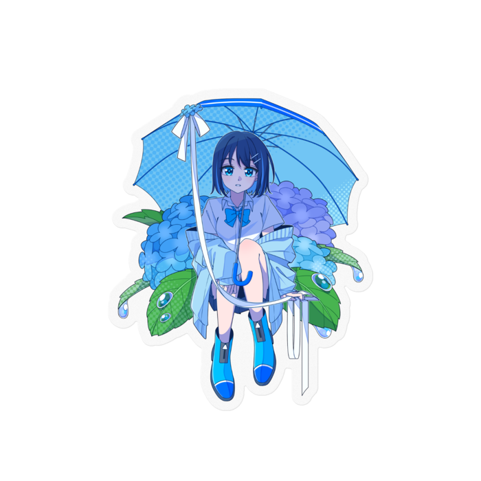 クリアステッカー - 100 x 100 (mm)