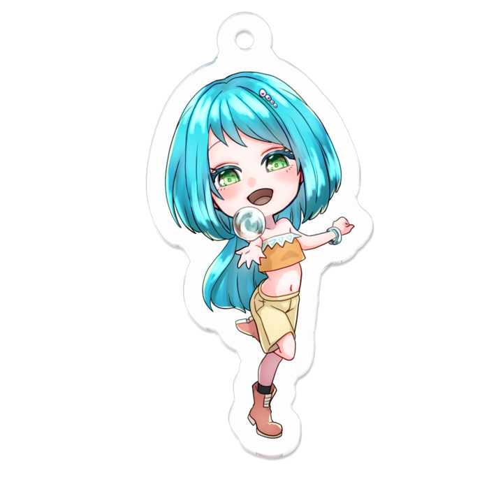 アクリルキーホルダー - 50 x 50 (mm)