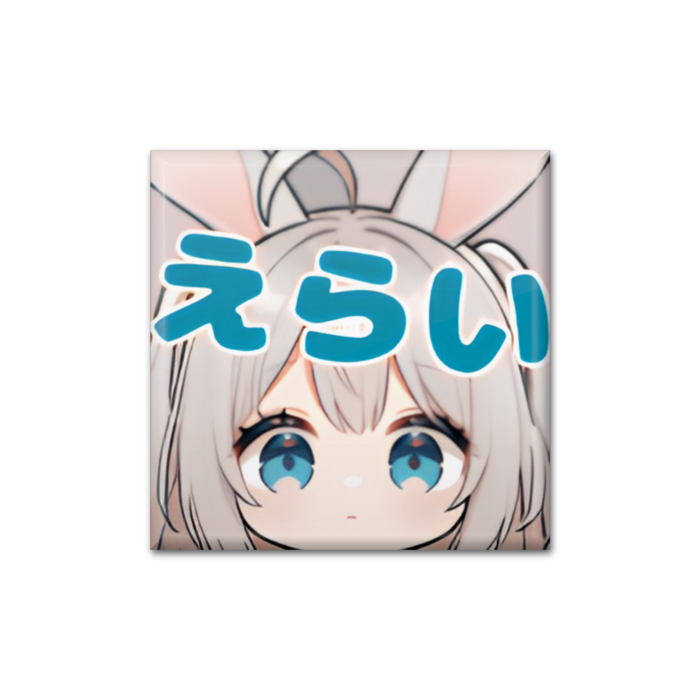 缶バッジ - 四角形40mm