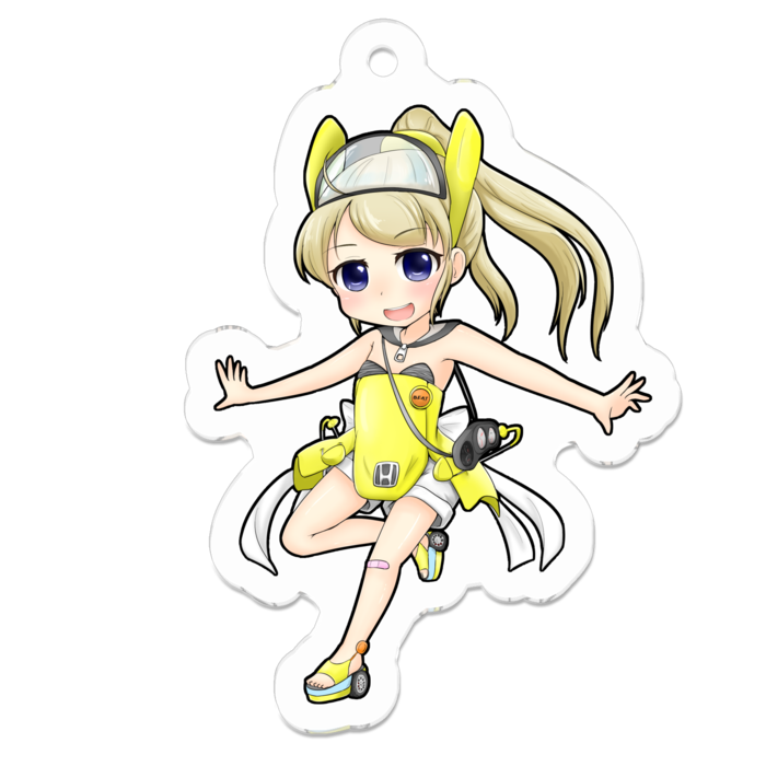 アクリルキーホルダー - 50 x 50 (mm)