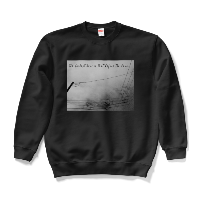 スウェット - L - ブラック（Black）