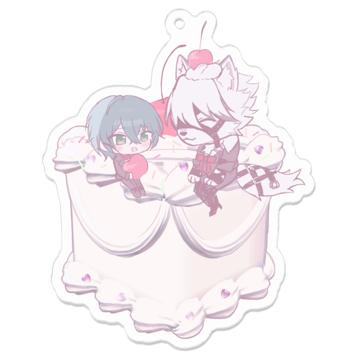 アクリルキーホルダー - 70 x 70 (mm)