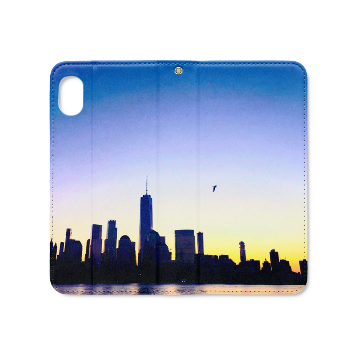 手帳型iPhoneケース(ベルトなし) - iPhone XR - ストラップ穴 あり