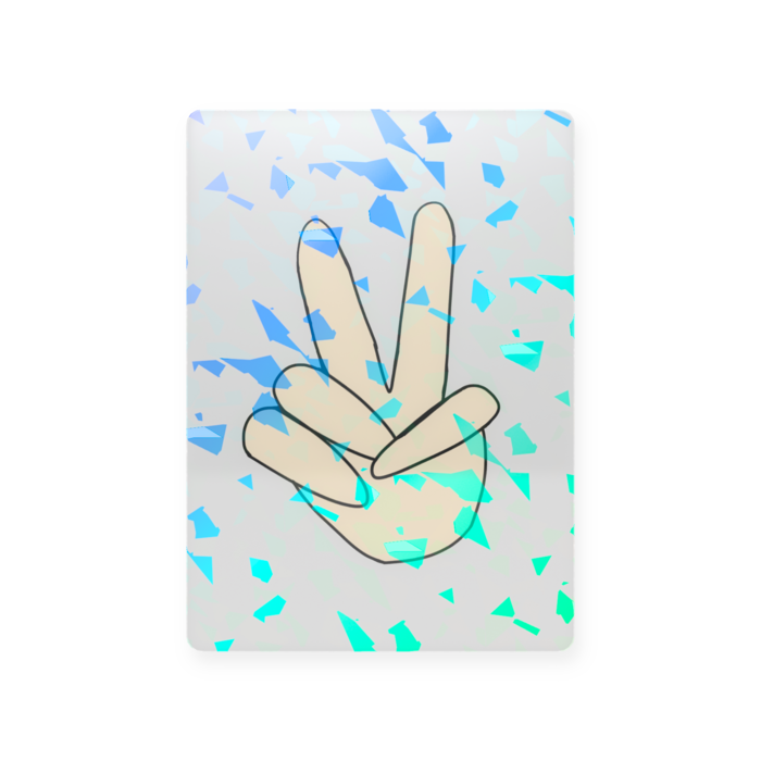 カード チョキ(クリスタル)