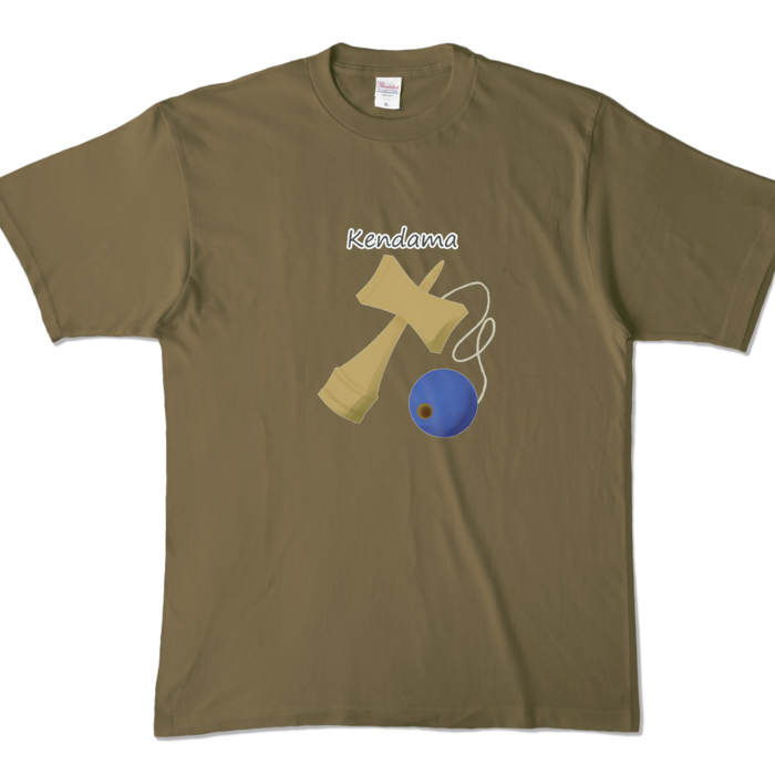 カラーTシャツ - XL - オリーブ (濃色)