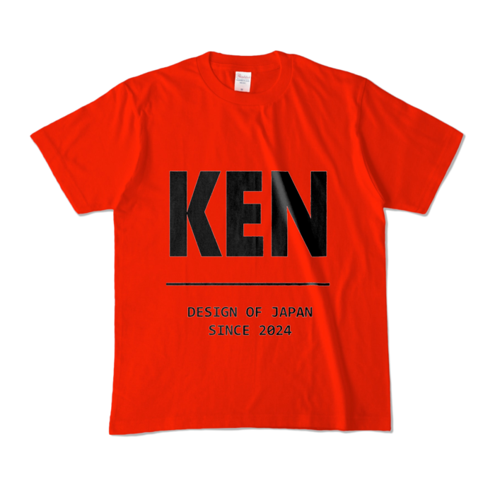 カラーTシャツ - M - レッド (濃色)