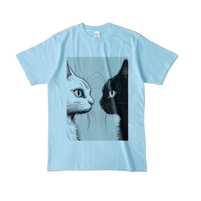 カラーTシャツ - L - ライトブルー (淡色)