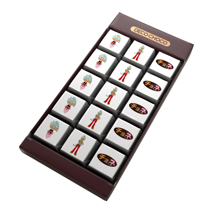 DECOチョコ - 列ごとにデザイン