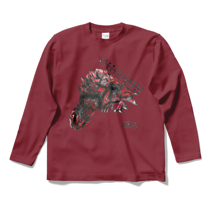 ロングスリーブTシャツ - S - バーガンディ