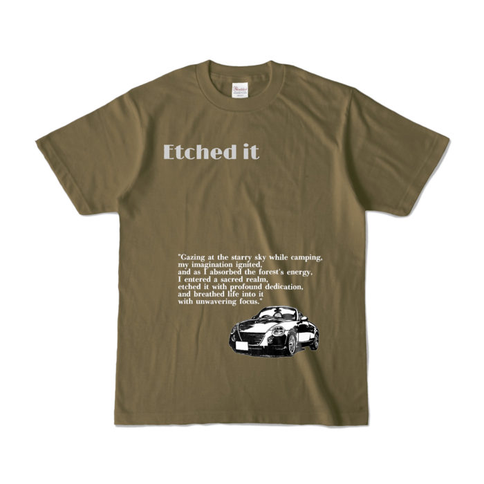 カラーTシャツ - S - オリーブ (濃色)