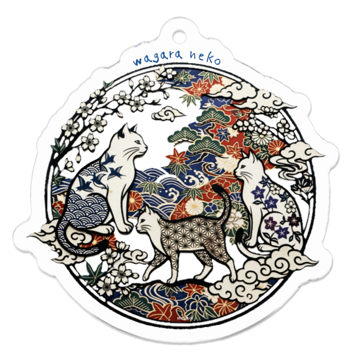 アクリルキーホルダー - 50 x 50 (mm)
