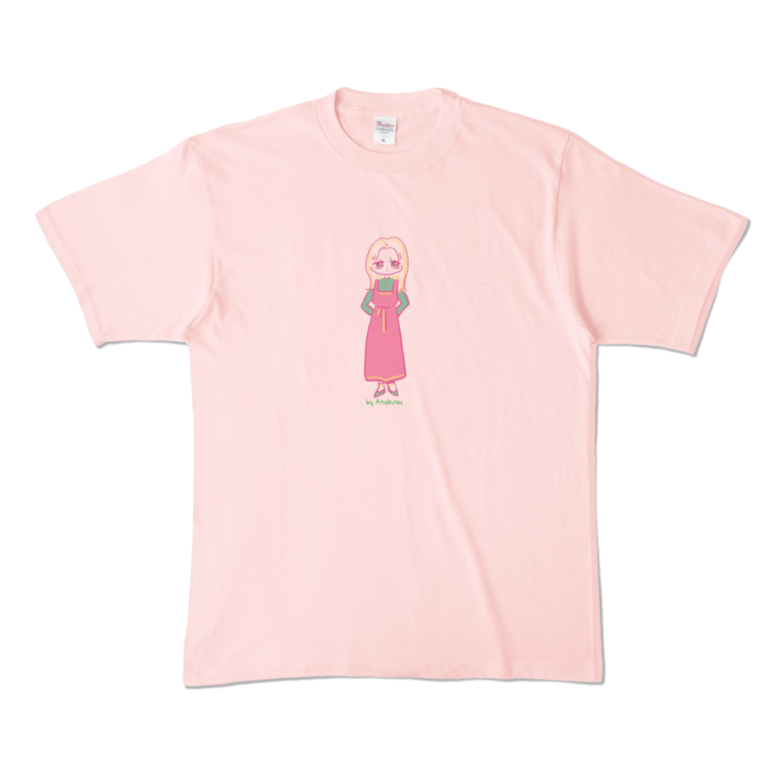 カラーTシャツ - XL - ライトピンク (淡色)