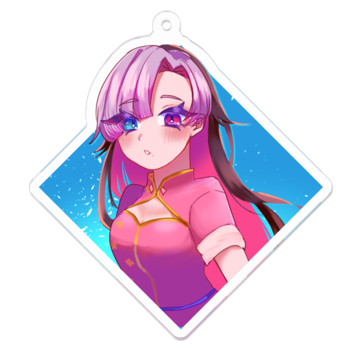 アクリルキーホルダー - 70 x 70 (mm)