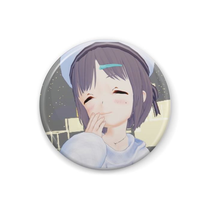 猫月あゆむ 缶バッジ アイコンver ねこづきあゆむのお店 Booth