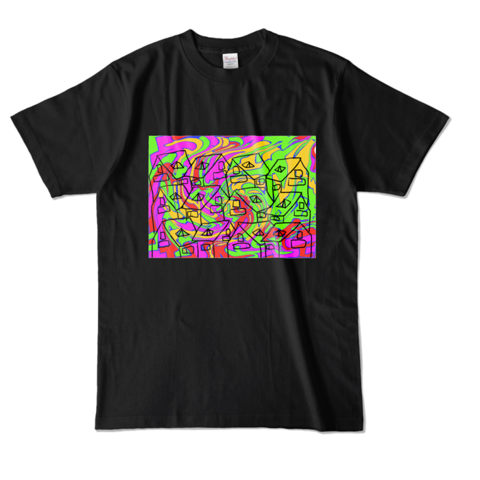 カラーTシャツ - L - ブラック (濃色)