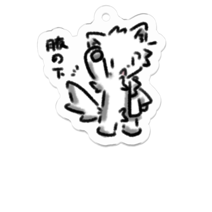 アクリルキーホルダー - 50 x 50 (mm)