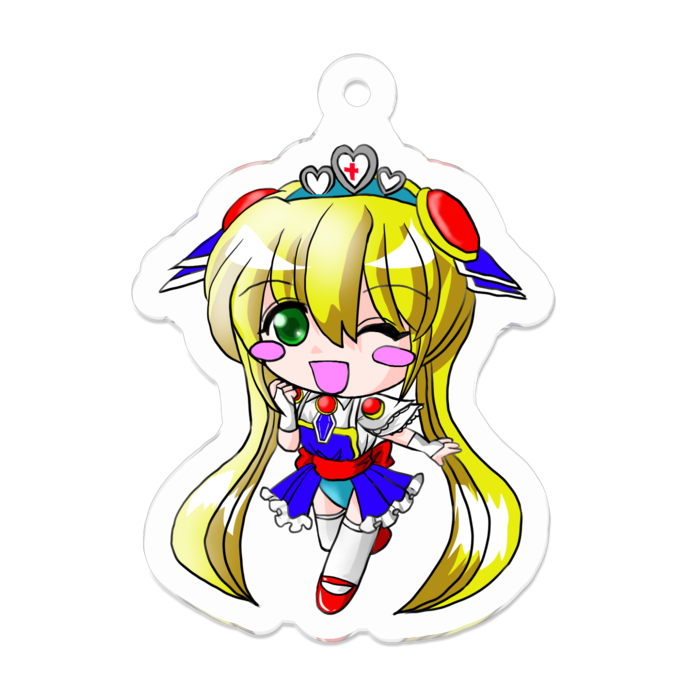 アクリルキーホルダー - 50 x 50 (mm)