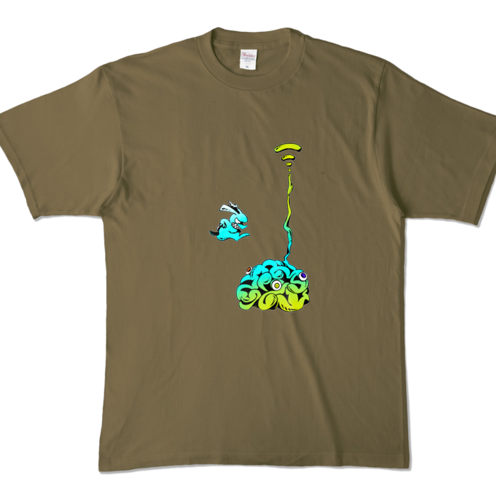 カラーTシャツ - XL - オリーブ (濃色)(3)
