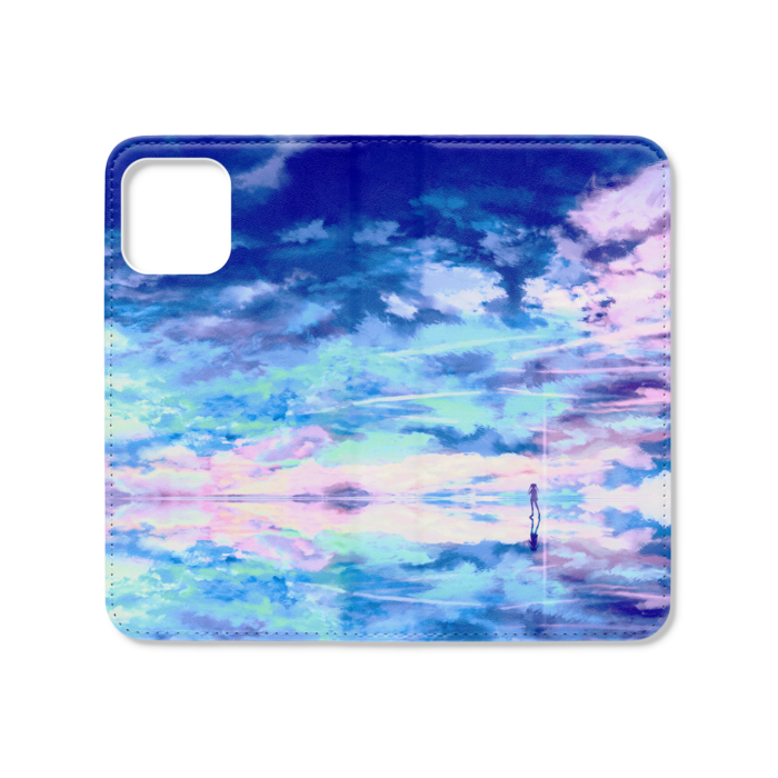 手帳型iPhoneケース（ベルトなし） - iPhone12 / 12 Pro - ストラップ穴 なし