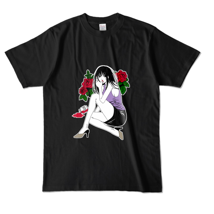カラーTシャツ - L - ブラック (濃色)