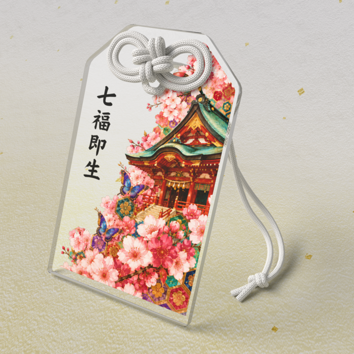 アクリルお守り - 50 × 80mm