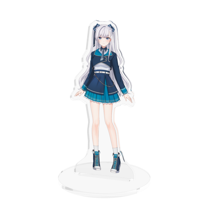 銀髪ロング - 100x100mm