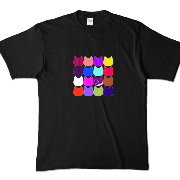 カラーTシャツ - XL - ブラック (濃色)