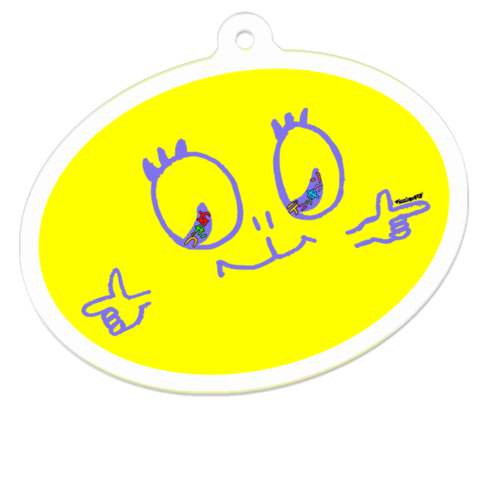 アクリルキーホルダー - 50 x 50 (mm)