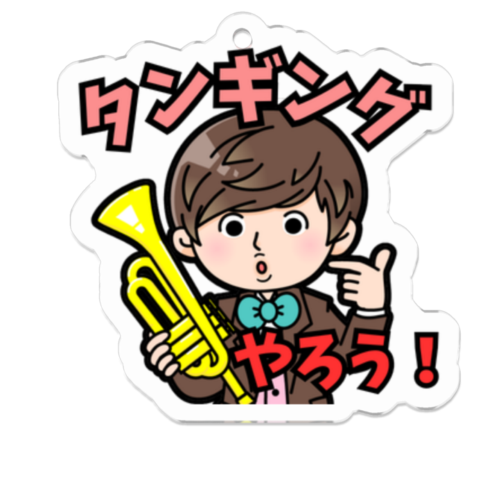 アクリルキーホルダー - 50 x 50 (mm)