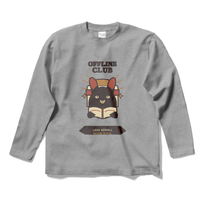 ロングスリーブTシャツ - S - 杢グレー