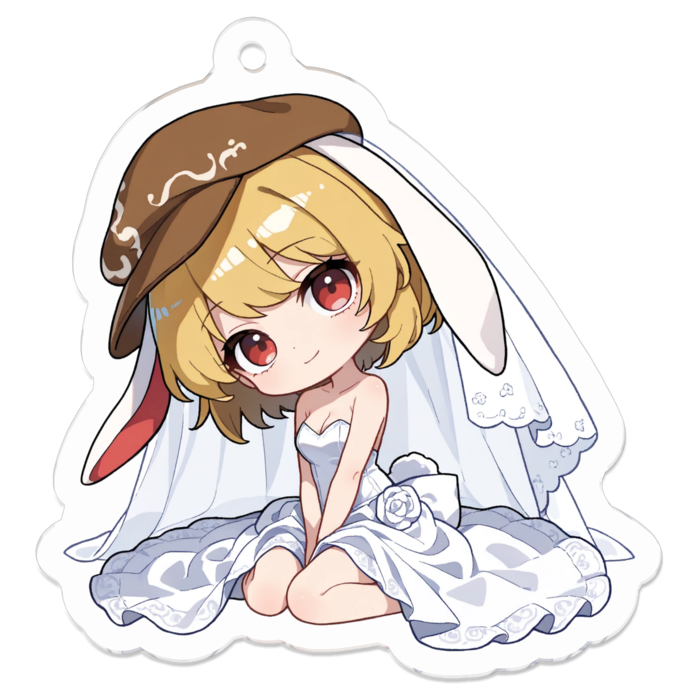 アクリルキーホルダー - 50 x 50 (mm)(キャラのみ)