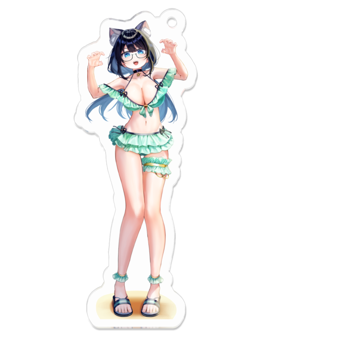 アクリルキーホルダー - 70 x 70 (mm)