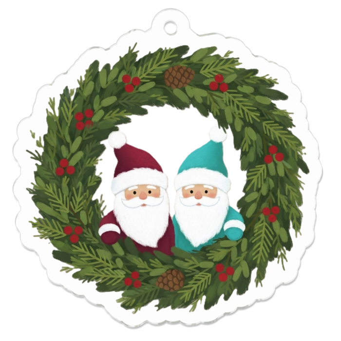 アクリルキーホルダー - 50 x 50 (mm)