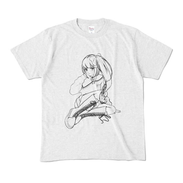 カラーTシャツ - M - アッシュ (淡色)