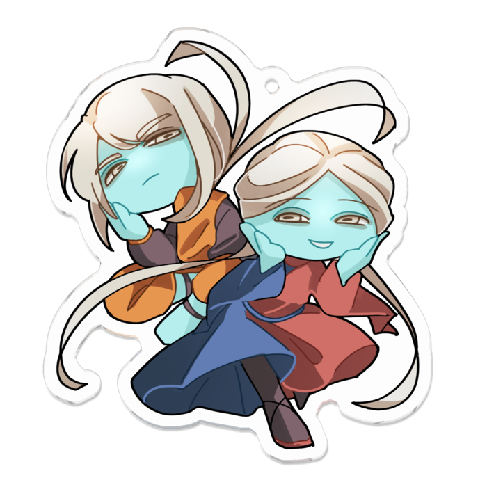 アクリルキーホルダー - 70 x 70 (mm)