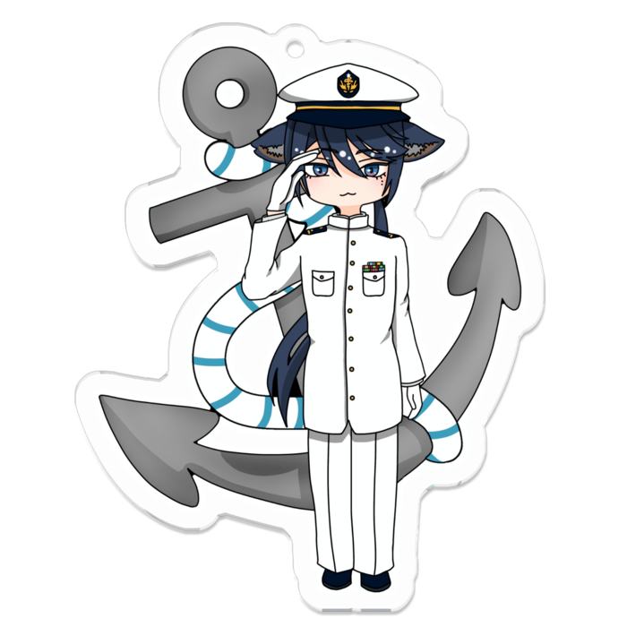 アクリルキーホルダー（コーティング） - 70 x 70 (mm)