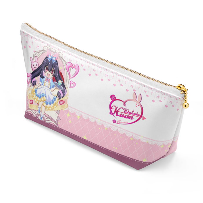 ポーチ - 長さ21.5cm / 高さ10cm - ホワイト