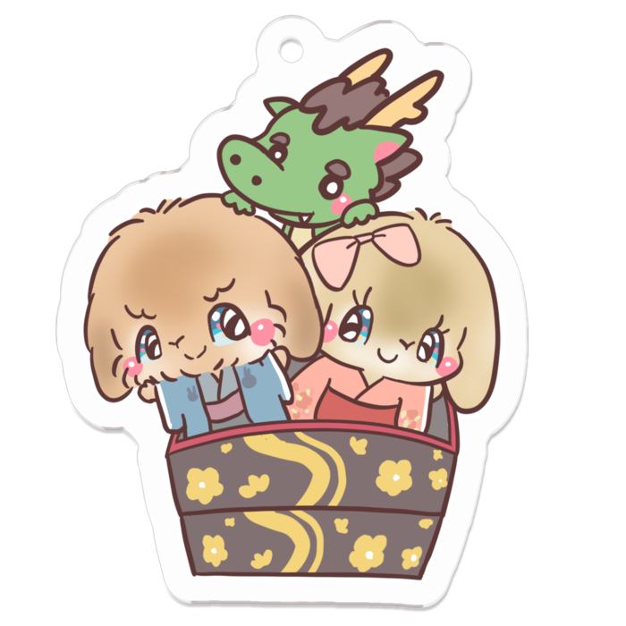 アクリルキーホルダー - 50 x 50 (mm)