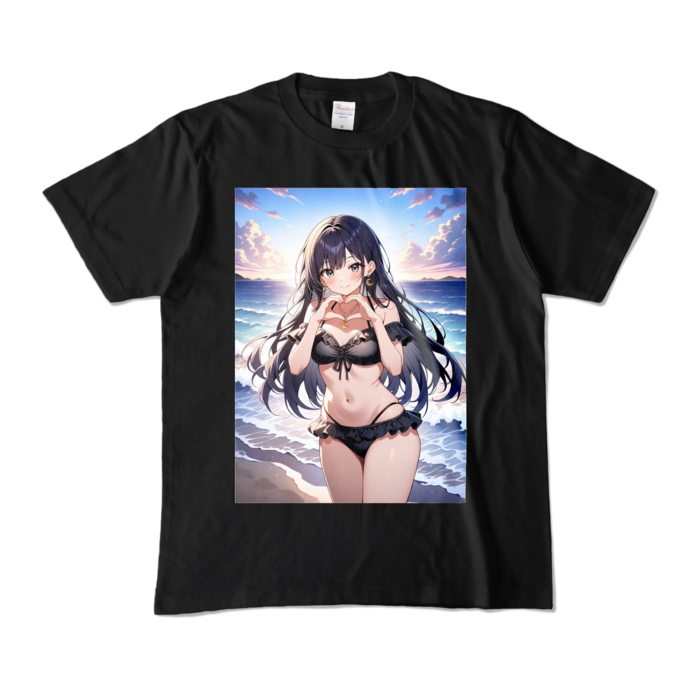 カラーTシャツ - M - ブラック （濃色）
